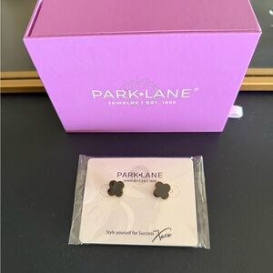 Park Lane Black Icon Stud Earrings